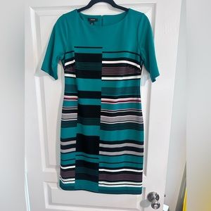 Green Striped Dress